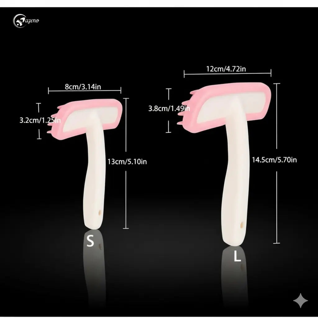 Oazeno™ Silicone Pet Grooming Comb - Gentle Rabbit Hair Removal & Calming Massage