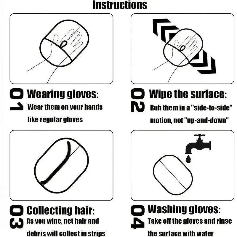 Oazeno™ Premium Pet Hair Removal Glove
