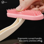 Silicone Pet Grooming Comb - Gentle Rabbit Hair Removal & Calming Massage